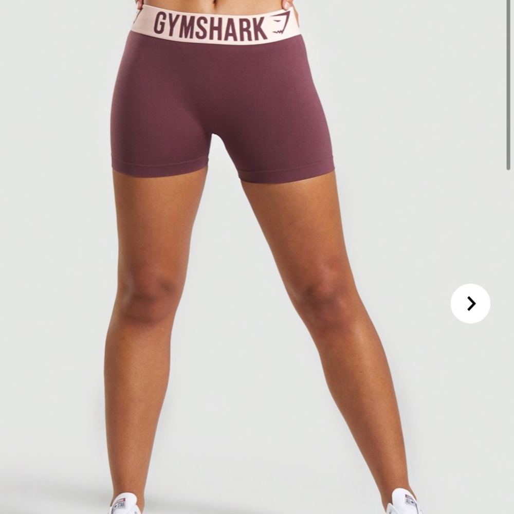 Gymshark Fit Shorts Size S in Berry Red/Pink